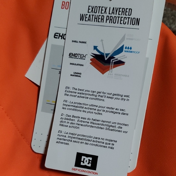 DC Kids Orange Jacket - Picture 5 of 7